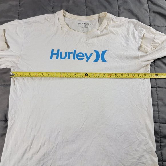 Hurley Mens Large White Shirt One and Only Regular Fit Long Sleeve Casual - Picture 10 of 13